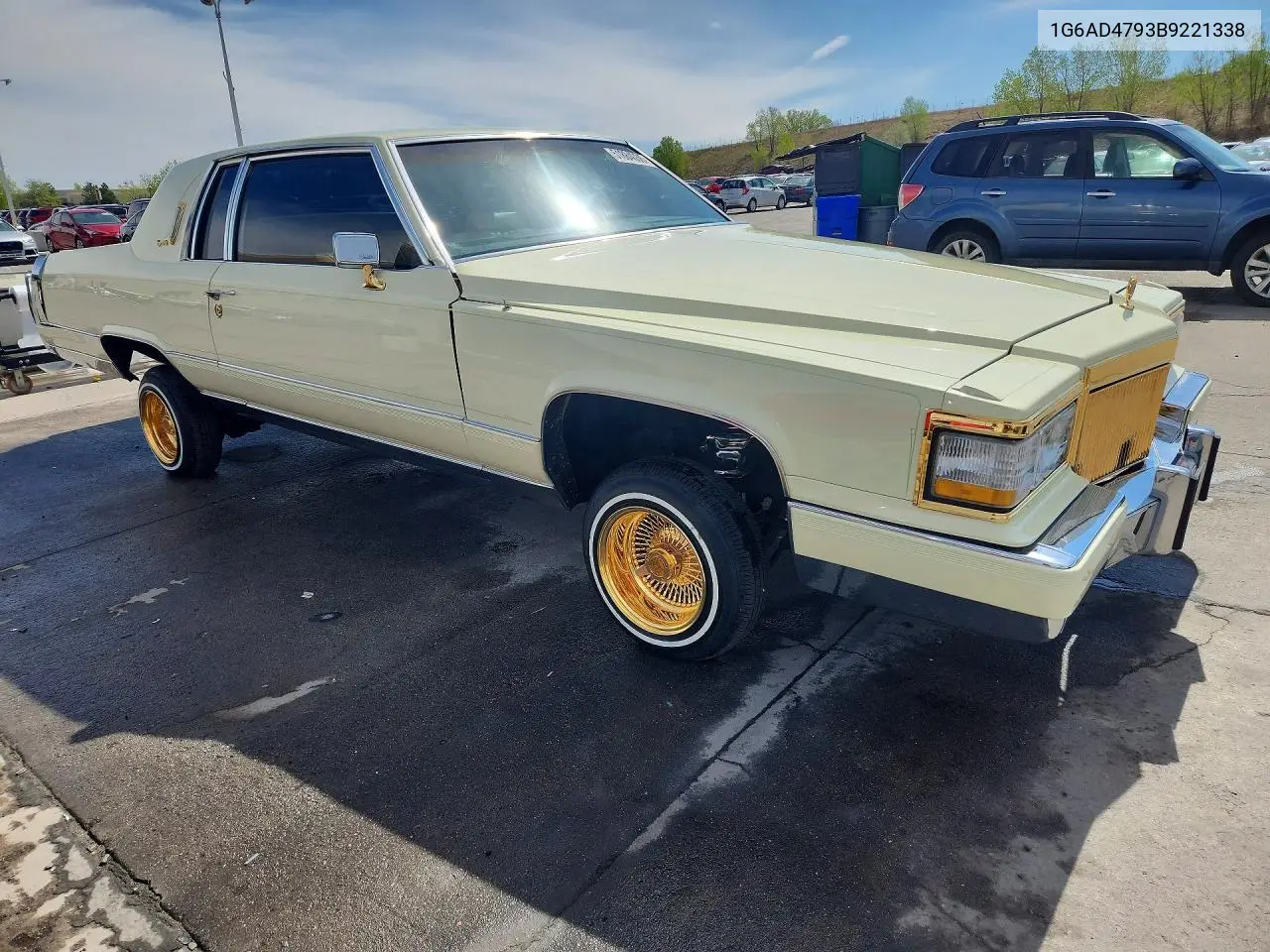 1981 Cadillac Deville VIN: 1G6AD4793B9221338 Lot: 51884036