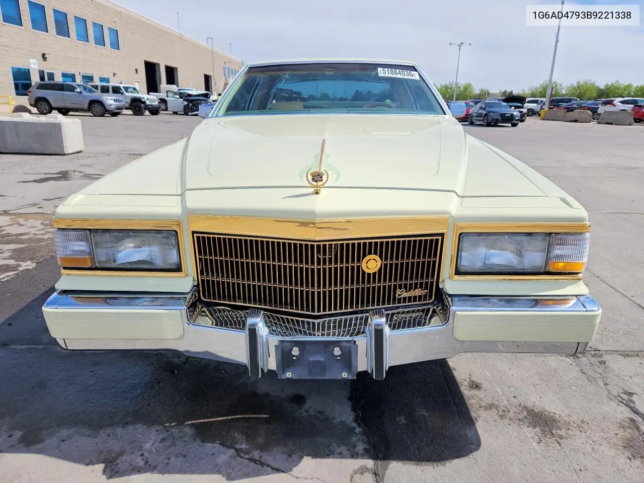 1981 Cadillac Deville VIN: 1G6AD4793B9221338 Lot: 51884036