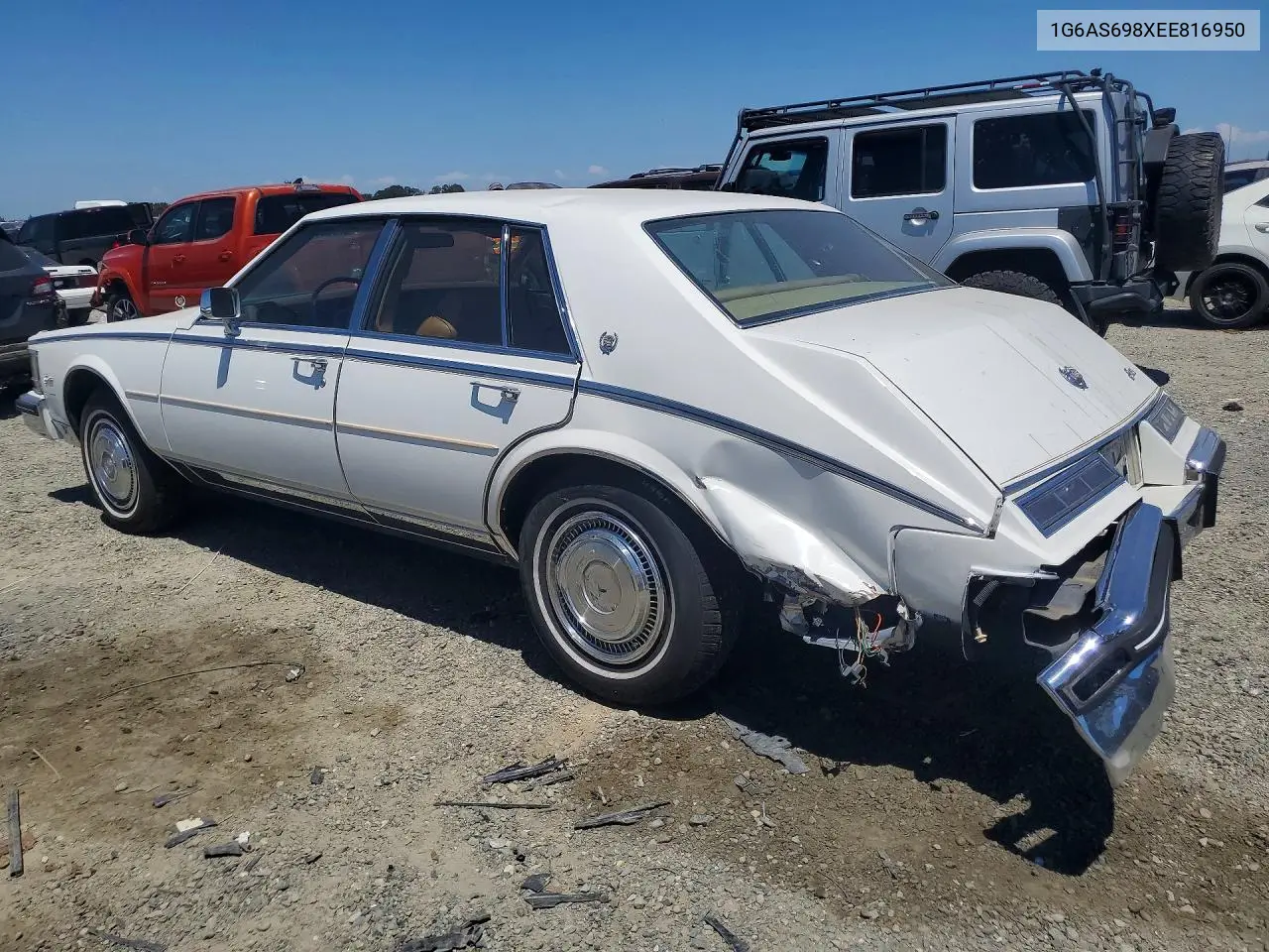 1984 Cadillac Seville VIN: 1G6AS698XEE816950 Lot: 57965456