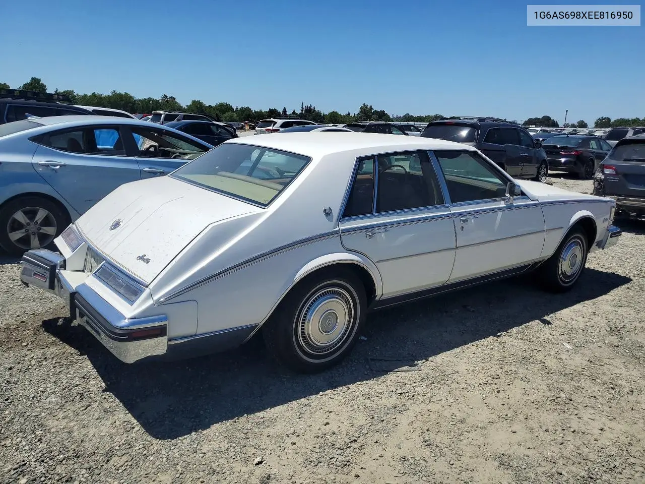 1984 Cadillac Seville VIN: 1G6AS698XEE816950 Lot: 57965456