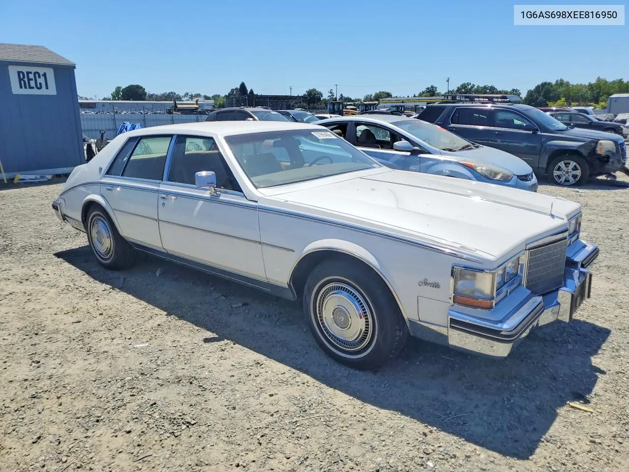 1984 Cadillac Seville VIN: 1G6AS698XEE816950 Lot: 57965456
