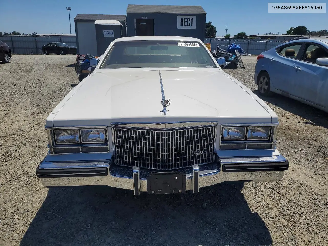 1984 Cadillac Seville VIN: 1G6AS698XEE816950 Lot: 57965456