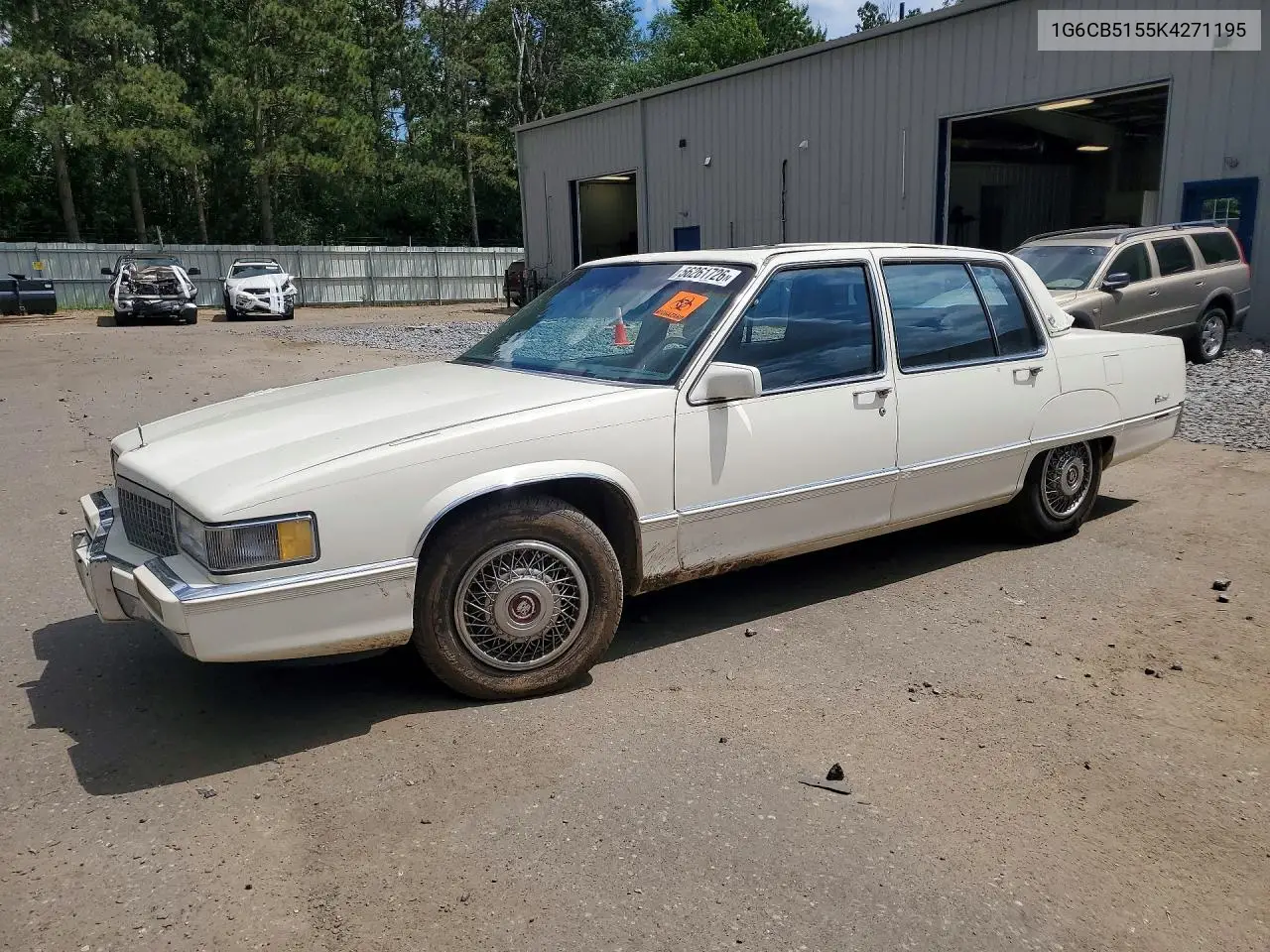 1989 Cadillac Fleetwood VIN: 1G6CB5155K4271195 Lot: 56261726