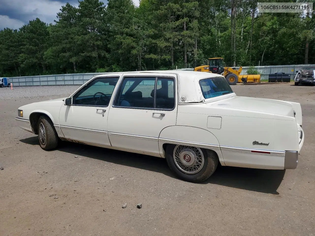 1989 Cadillac Fleetwood VIN: 1G6CB5155K4271195 Lot: 56261726