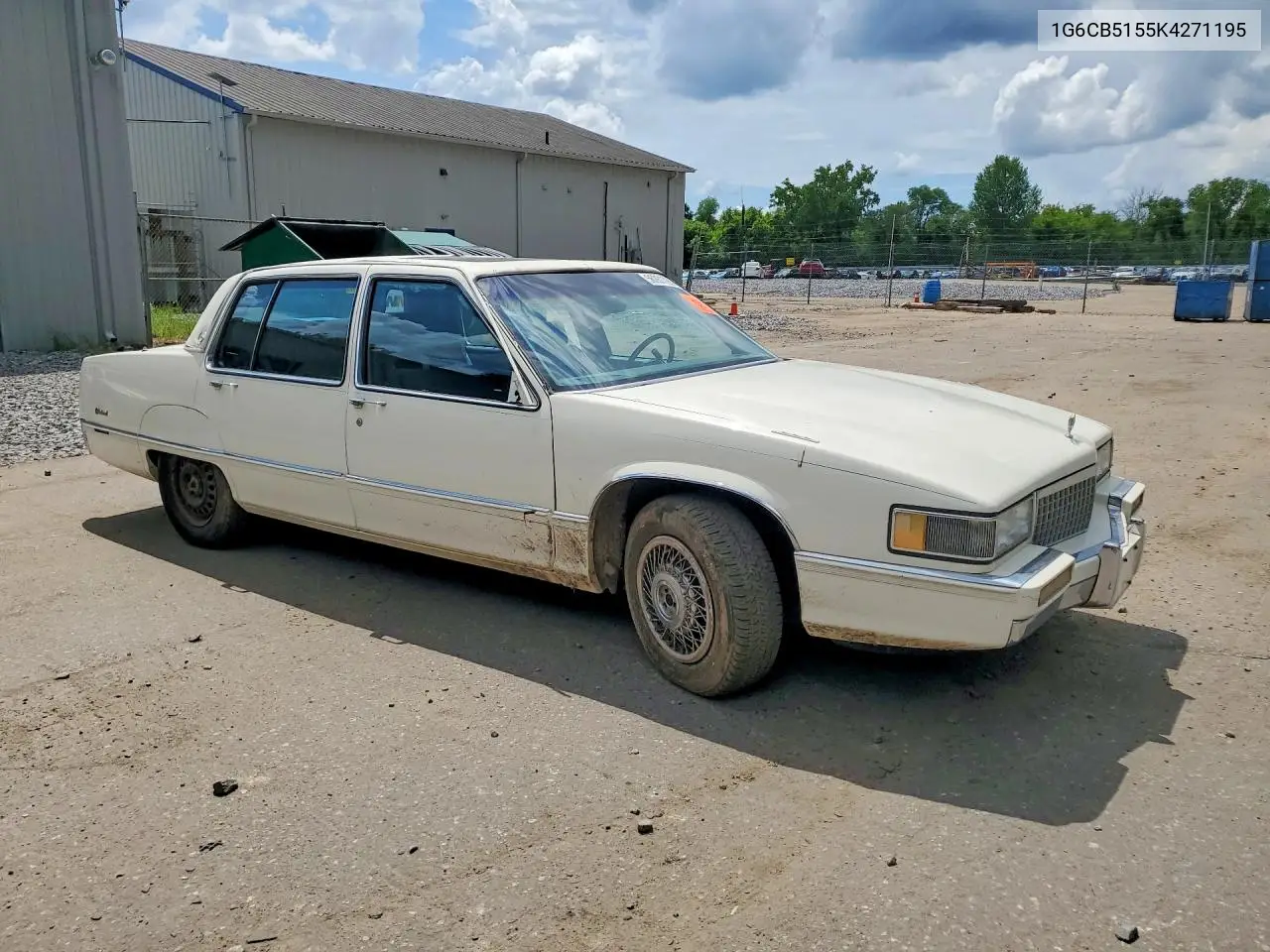 1989 Cadillac Fleetwood VIN: 1G6CB5155K4271195 Lot: 56261726