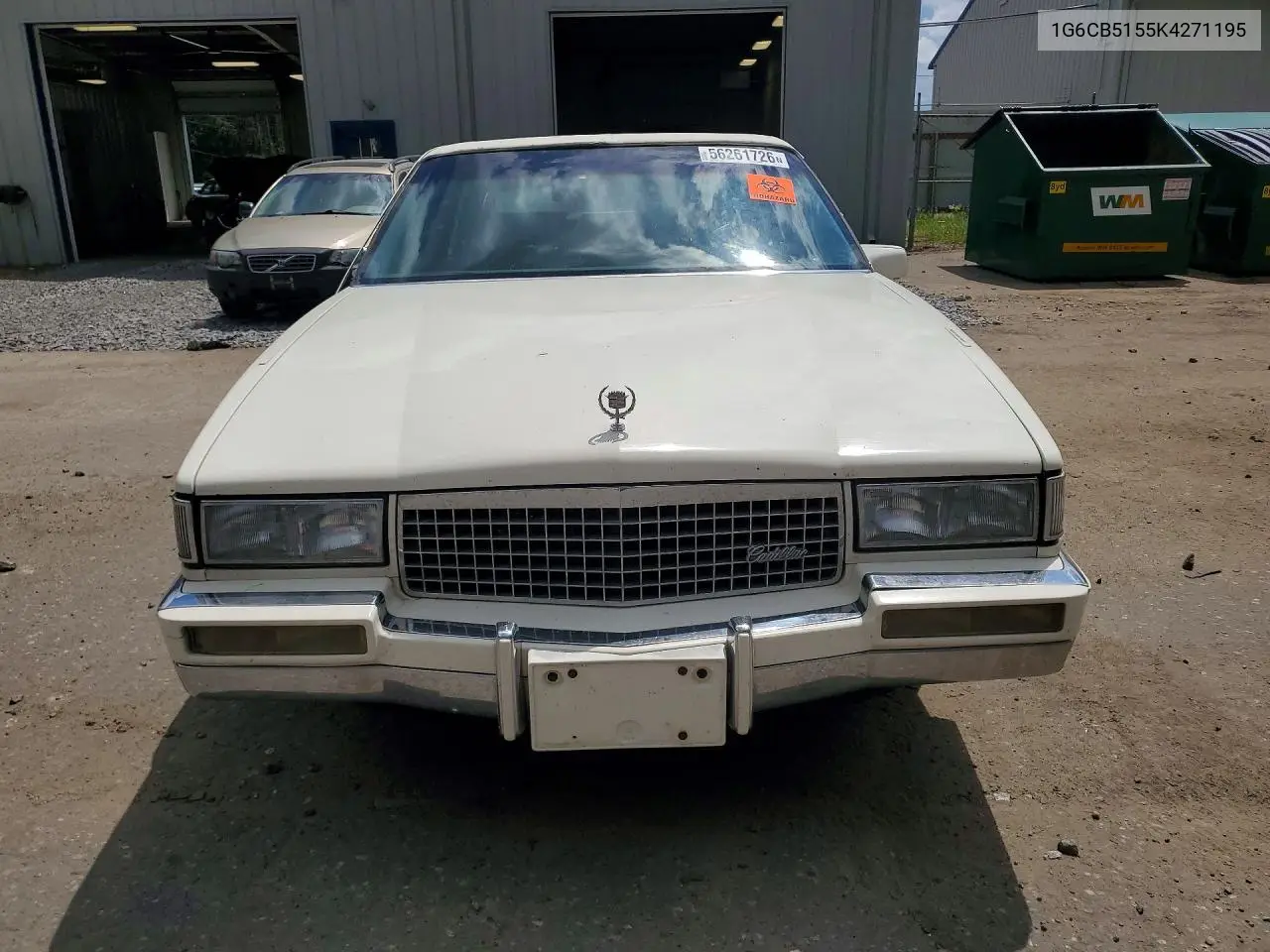1989 Cadillac Fleetwood VIN: 1G6CB5155K4271195 Lot: 56261726