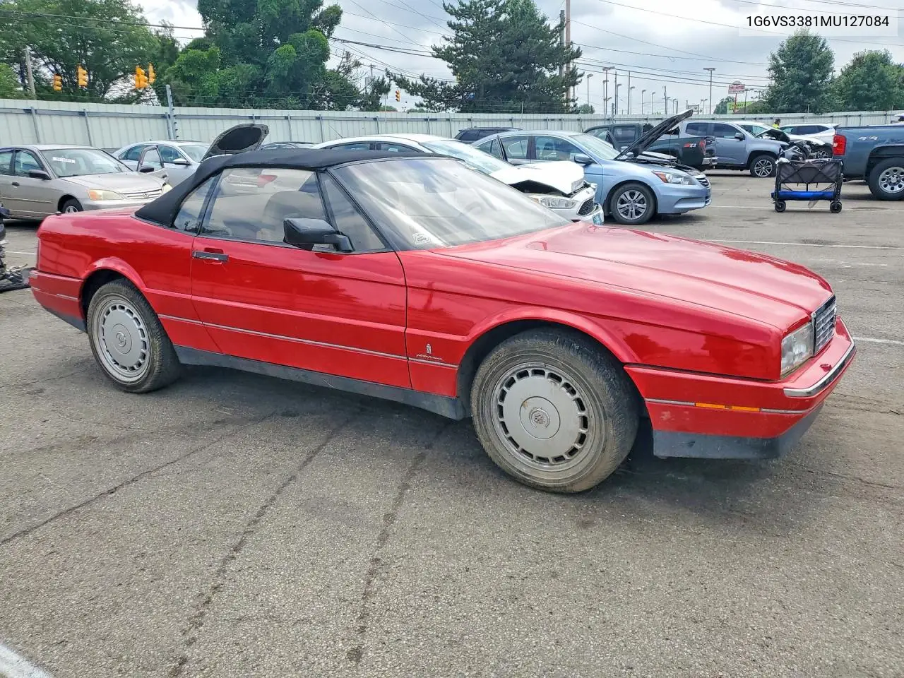 1991 Cadillac Allante VIN: 1G6VS3381MU127084 Lot: 56886646