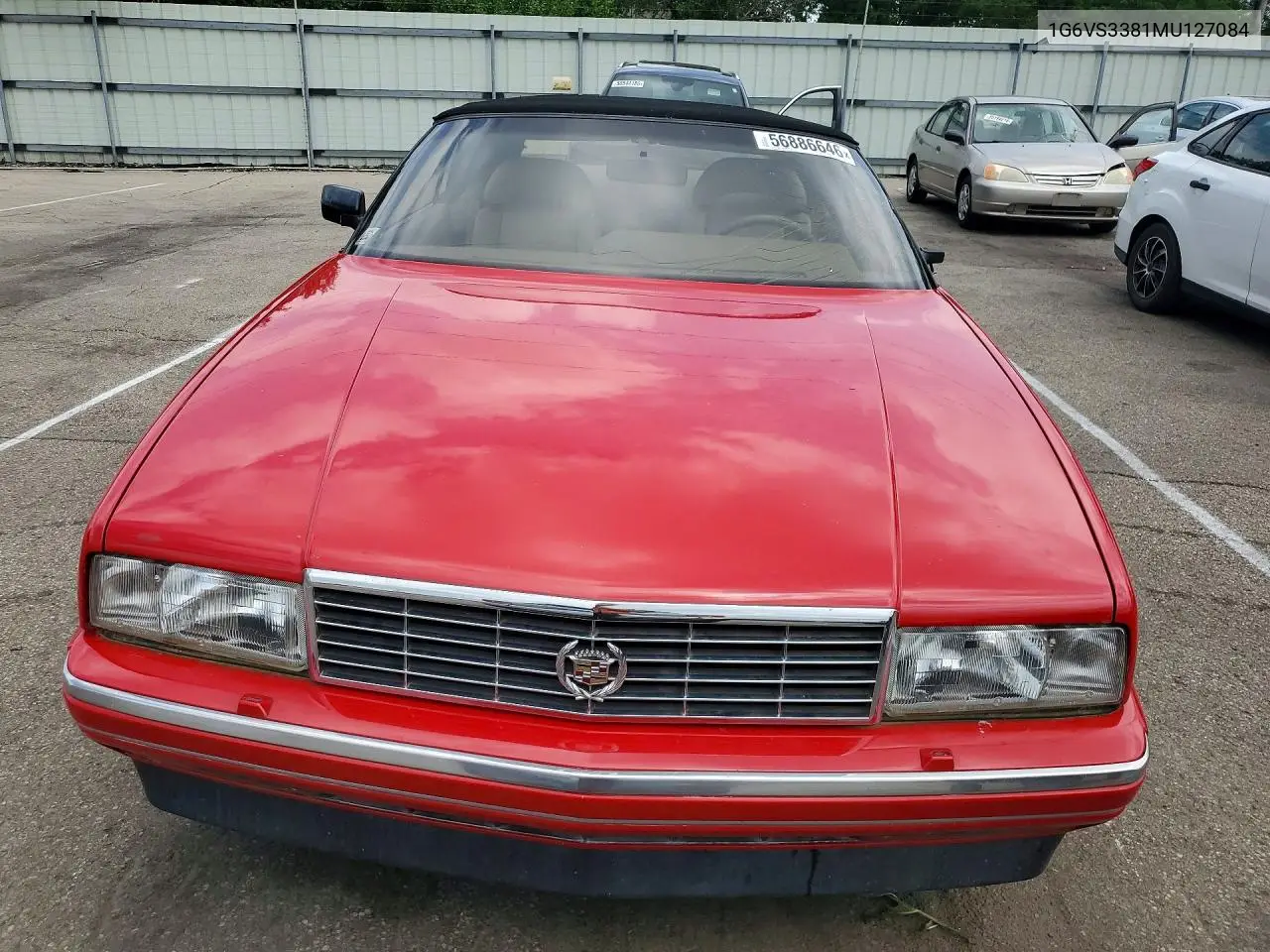 1991 Cadillac Allante VIN: 1G6VS3381MU127084 Lot: 56886646
