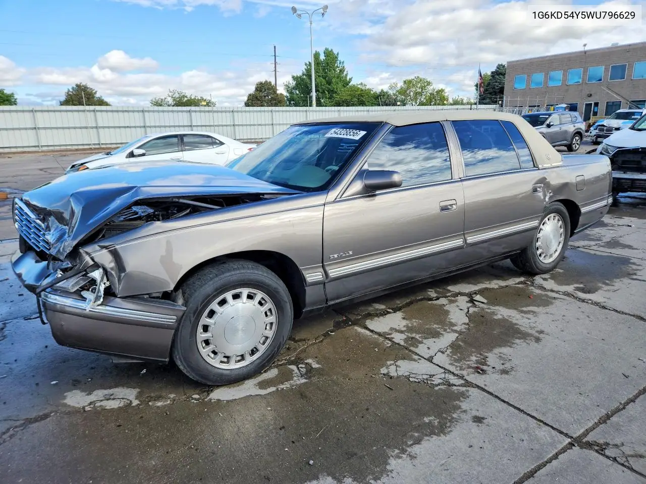 1998 Cadillac Deville VIN: 1G6KD54Y5WU796629 Lot: 54328856
