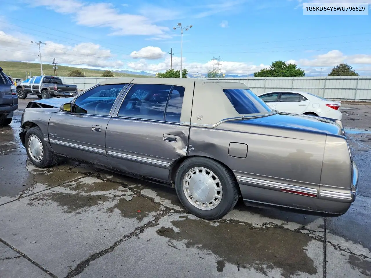 1998 Cadillac Deville VIN: 1G6KD54Y5WU796629 Lot: 54328856