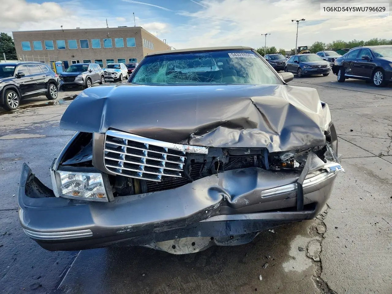 1998 Cadillac Deville VIN: 1G6KD54Y5WU796629 Lot: 54328856