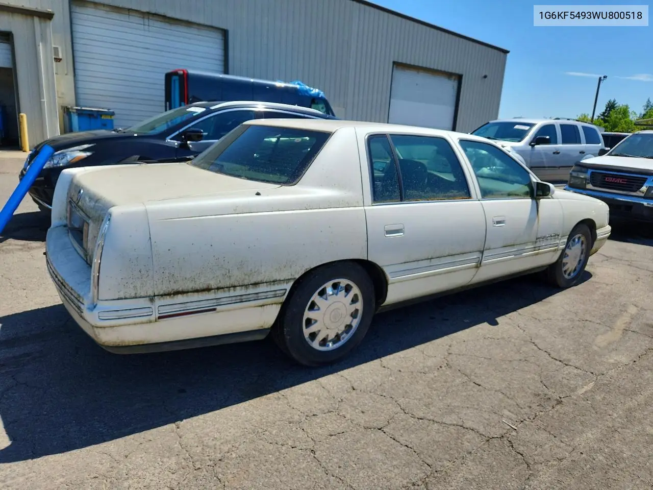 1998 Cadillac Deville Concours VIN: 1G6KF5493WU800518 Lot: 55225306