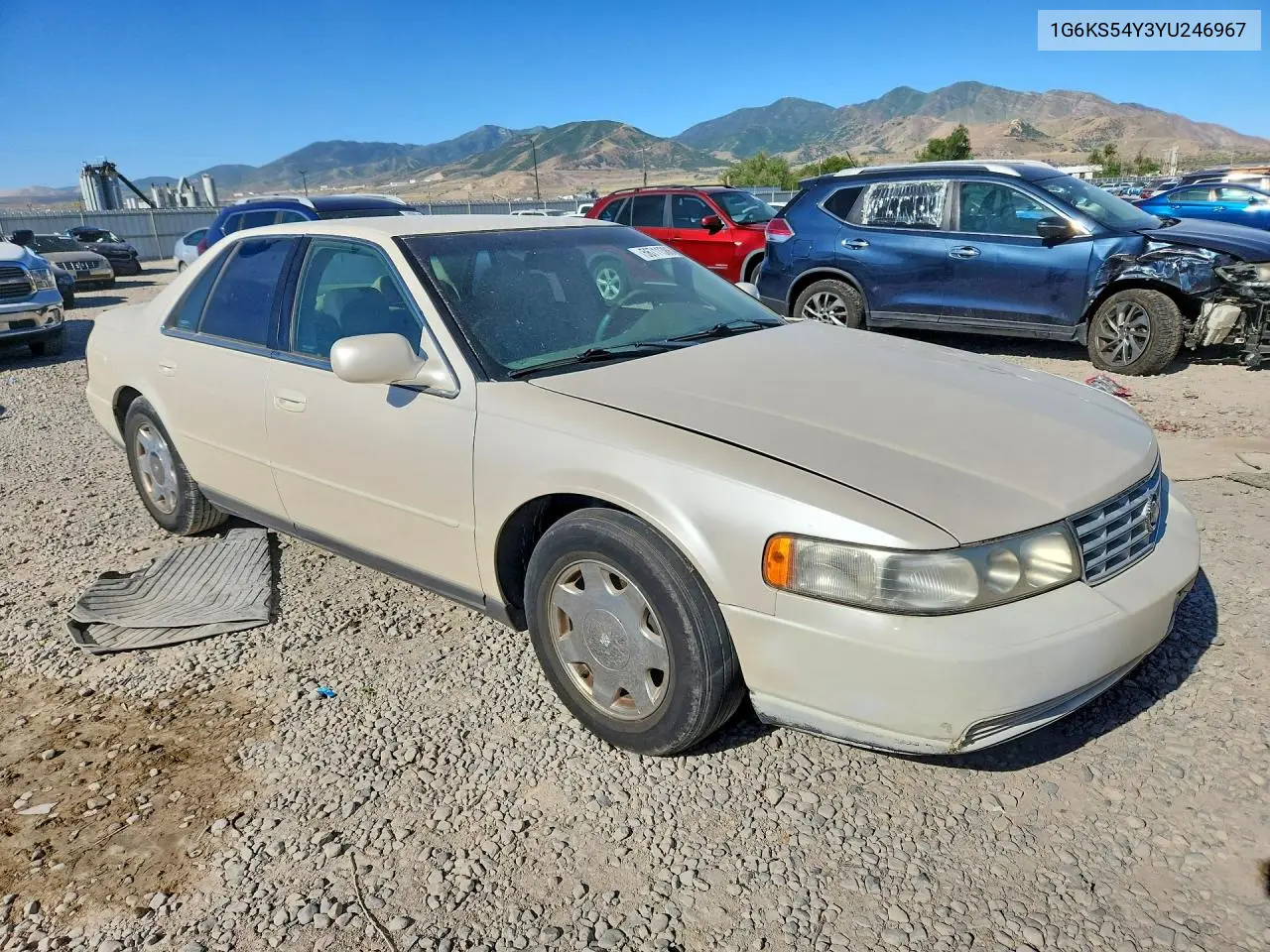 2000 Cadillac Seville Sls VIN: 1G6KS54Y3YU246967 Lot: 56711386