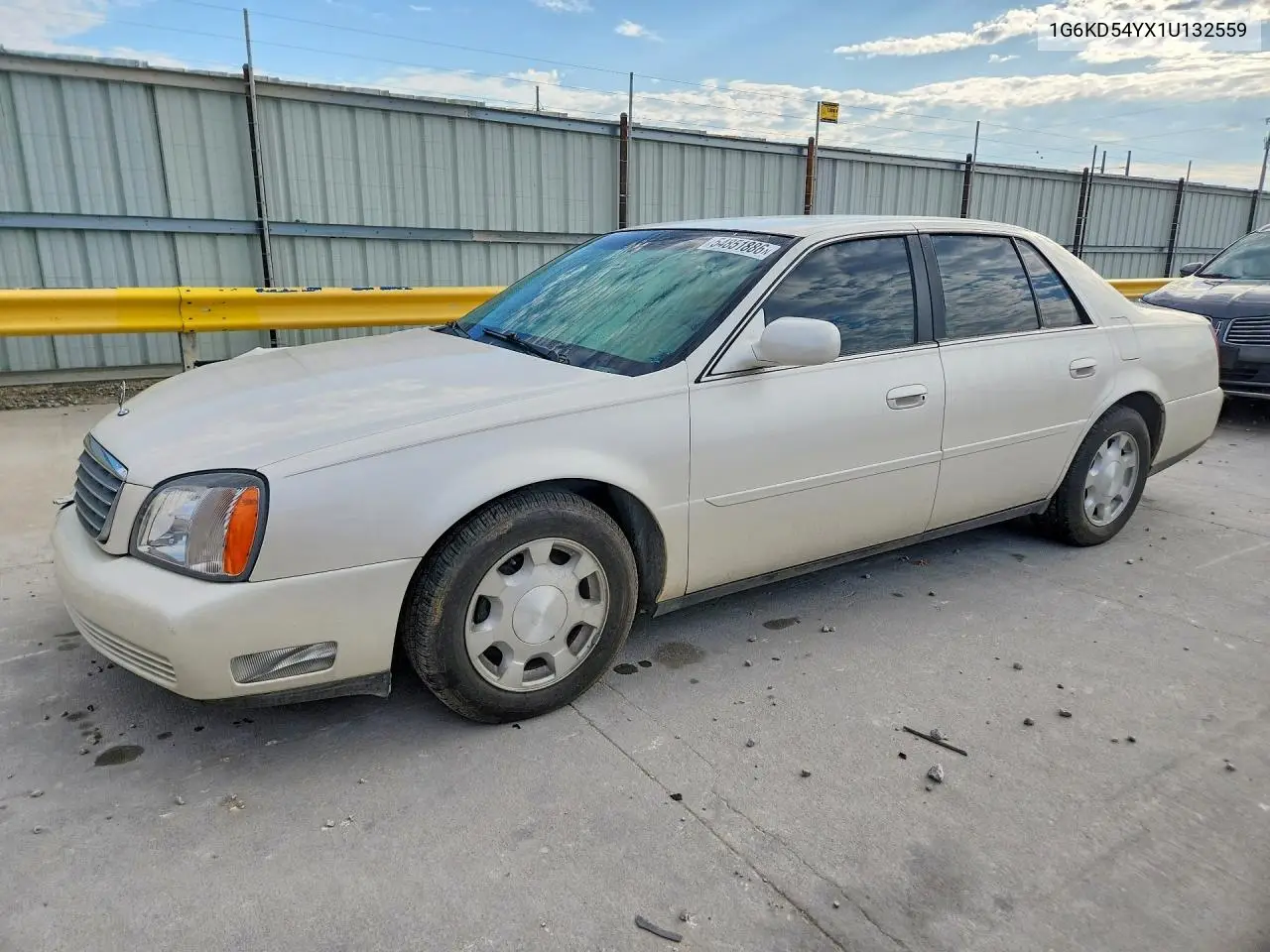2001 Cadillac Deville VIN: 1G6KD54YX1U132559 Lot: 54851886