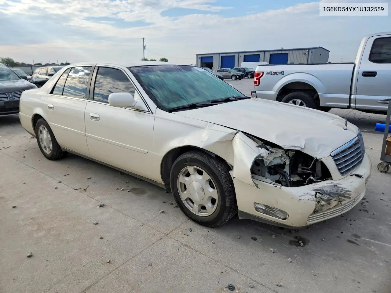 2001 Cadillac Deville VIN: 1G6KD54YX1U132559 Lot: 54851886