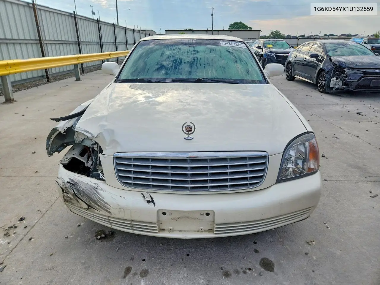 2001 Cadillac Deville VIN: 1G6KD54YX1U132559 Lot: 54851886