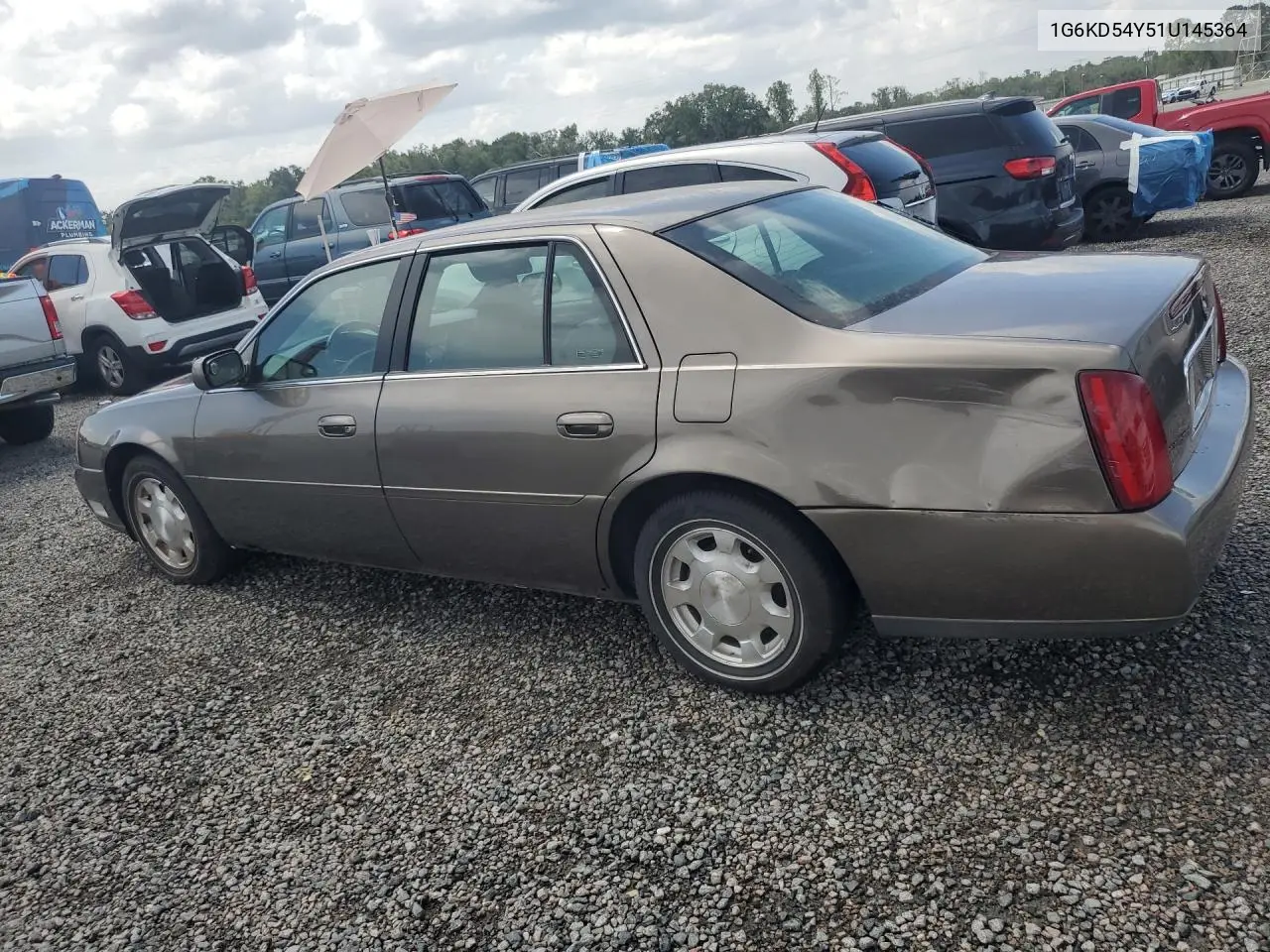 2001 Cadillac Deville VIN: 1G6KD54Y51U145364 Lot: 61379826