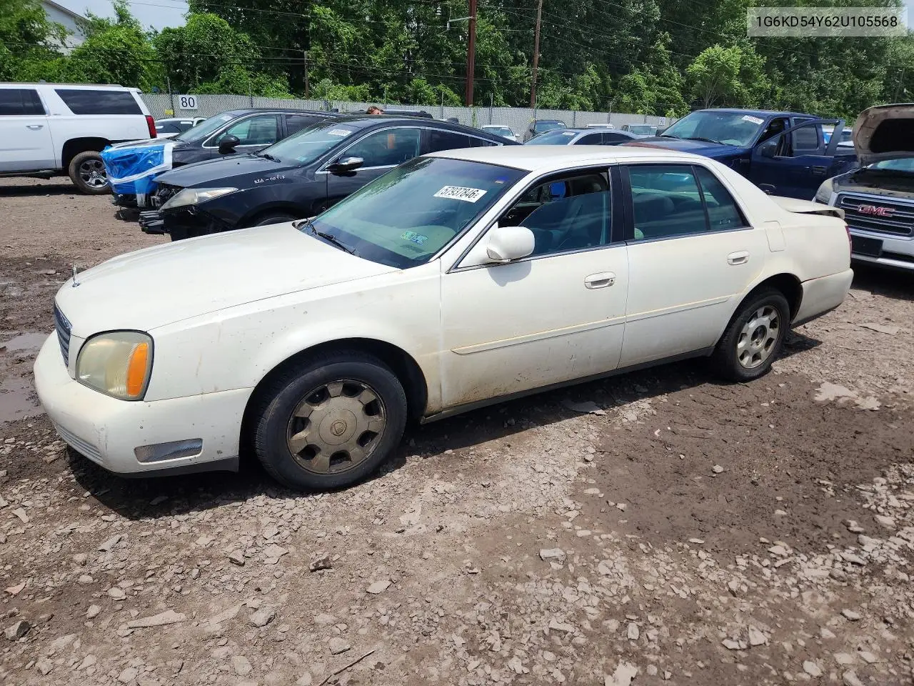 2002 Cadillac Deville VIN: 1G6KD54Y62U105568 Lot: 57937846
