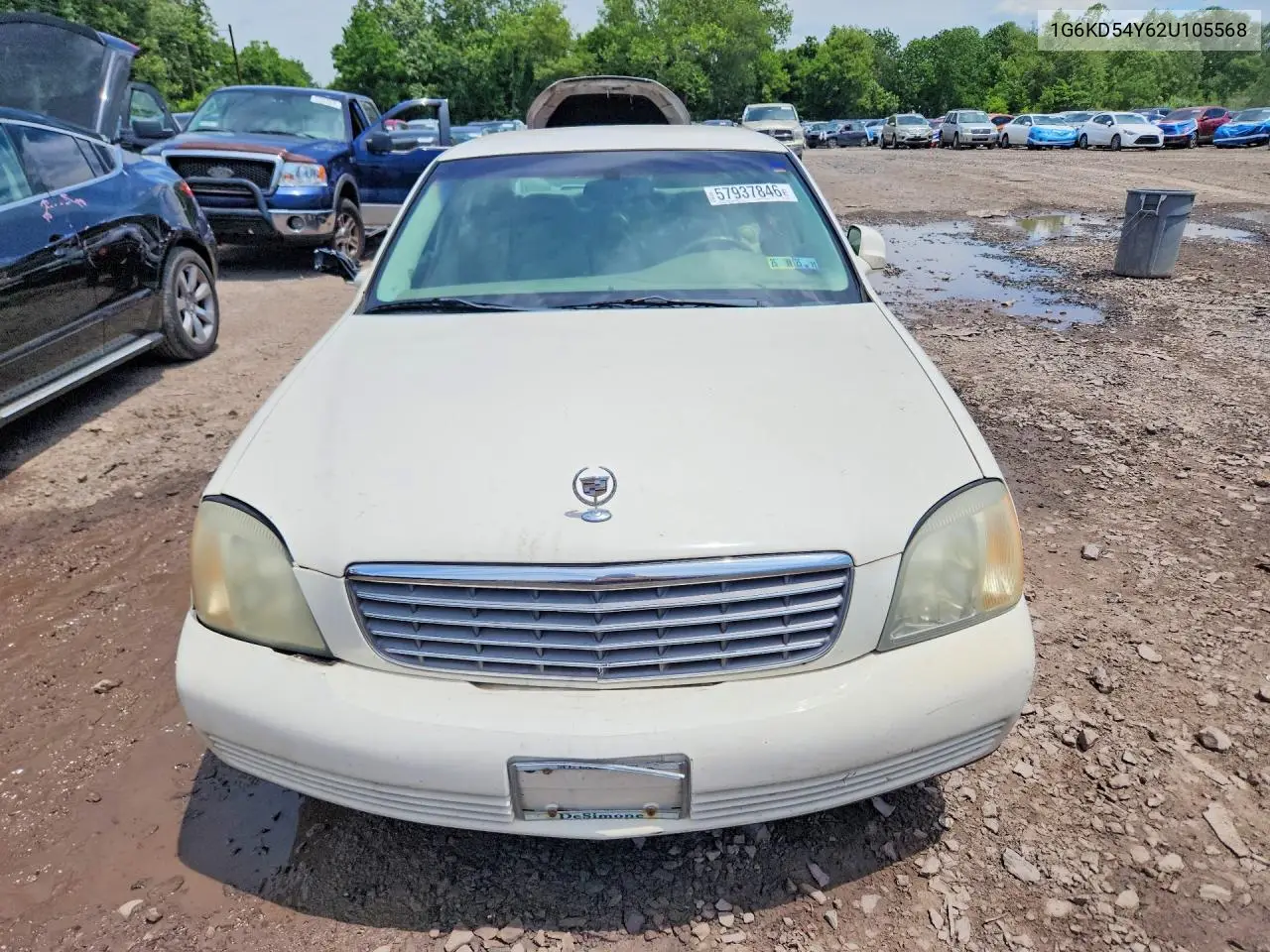2002 Cadillac Deville VIN: 1G6KD54Y62U105568 Lot: 57937846