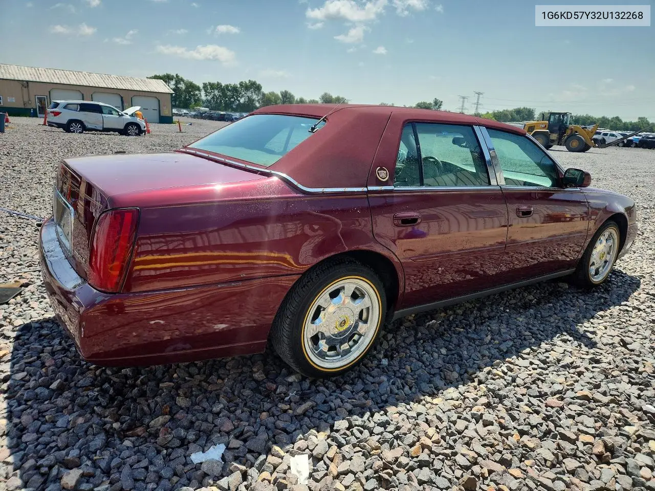 2002 Cadillac Deville VIN: 1G6KD57Y32U132268 Lot: 62050056
