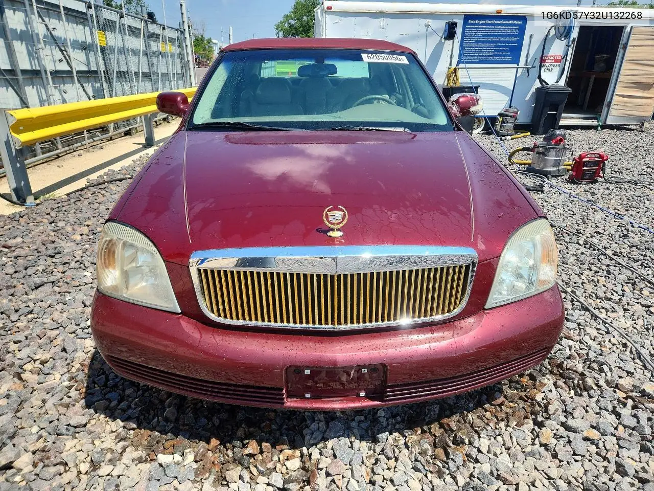 2002 Cadillac Deville VIN: 1G6KD57Y32U132268 Lot: 62050056