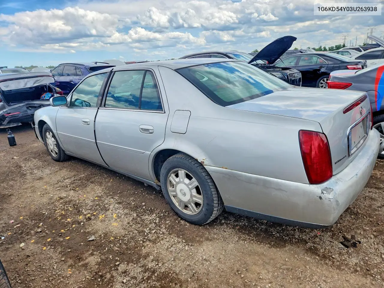 2003 Cadillac Deville VIN: 1G6KD54Y03U263938 Lot: 57924376