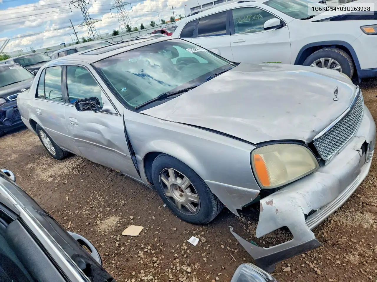 2003 Cadillac Deville VIN: 1G6KD54Y03U263938 Lot: 57924376