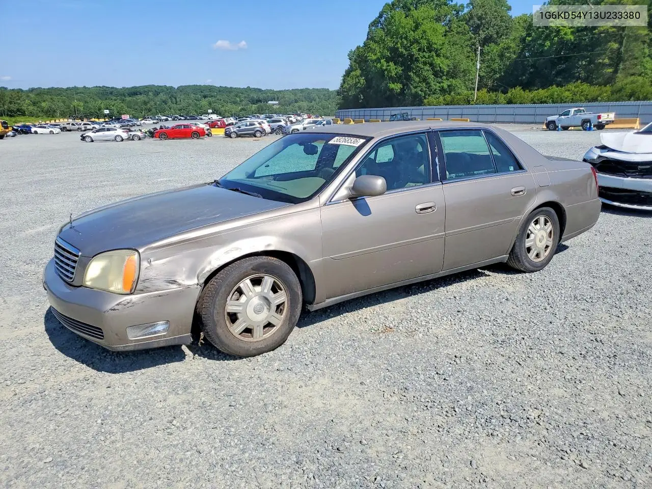 2003 Cadillac Deville VIN: 1G6KD54Y13U233380 Lot: 58268536
