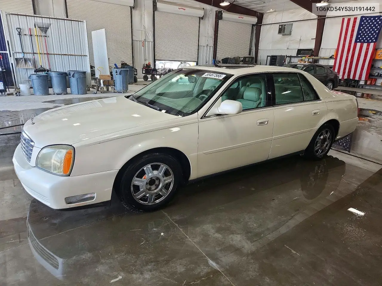 2003 Cadillac Deville VIN: 1G6KD54Y53U191442 Lot: 58467566