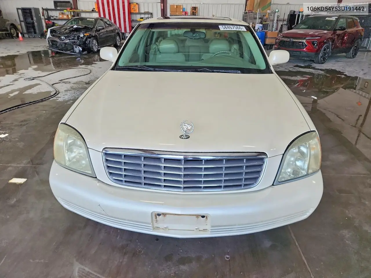 2003 Cadillac Deville VIN: 1G6KD54Y53U191442 Lot: 58467566
