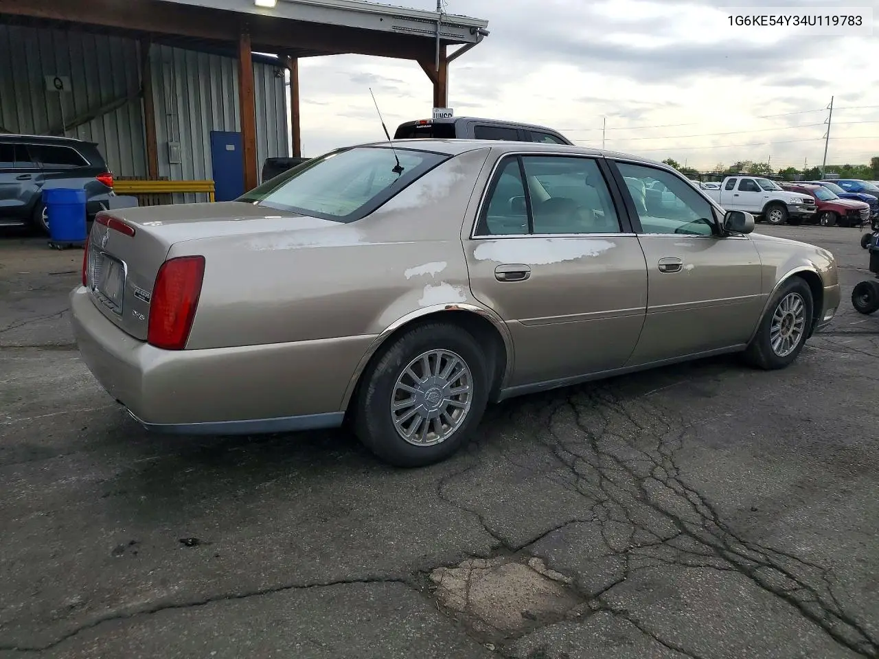 2004 Cadillac Deville Dhs VIN: 1G6KE54Y34U119783 Lot: 51787116