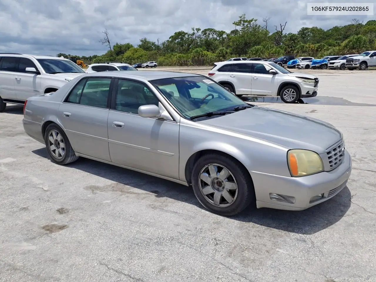 2004 Cadillac Deville Dts VIN: 1G6KF57924U202865 Lot: 56949856