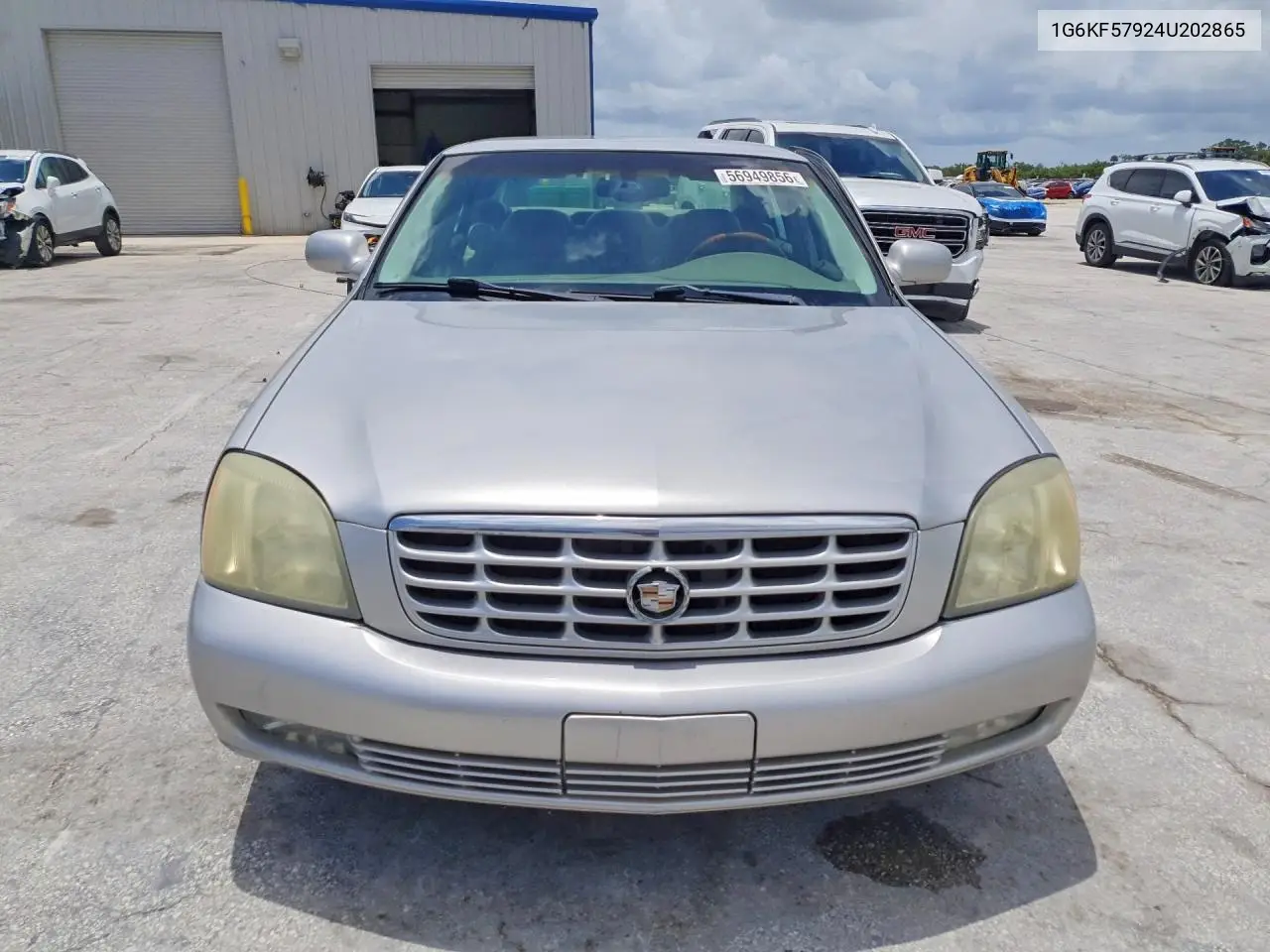 2004 Cadillac Deville Dts VIN: 1G6KF57924U202865 Lot: 56949856