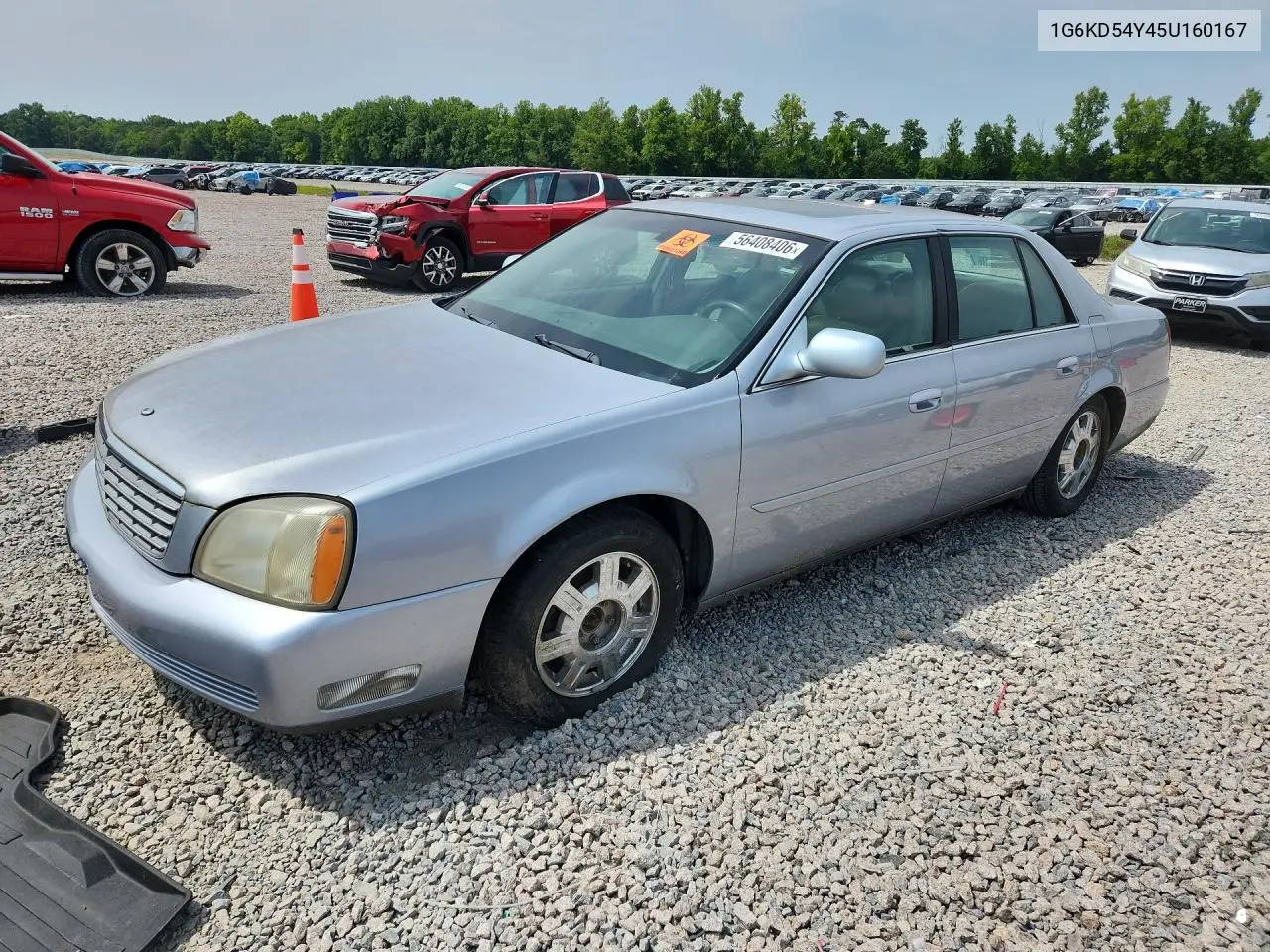 2005 Cadillac Deville VIN: 1G6KD54Y45U160167 Lot: 56408406
