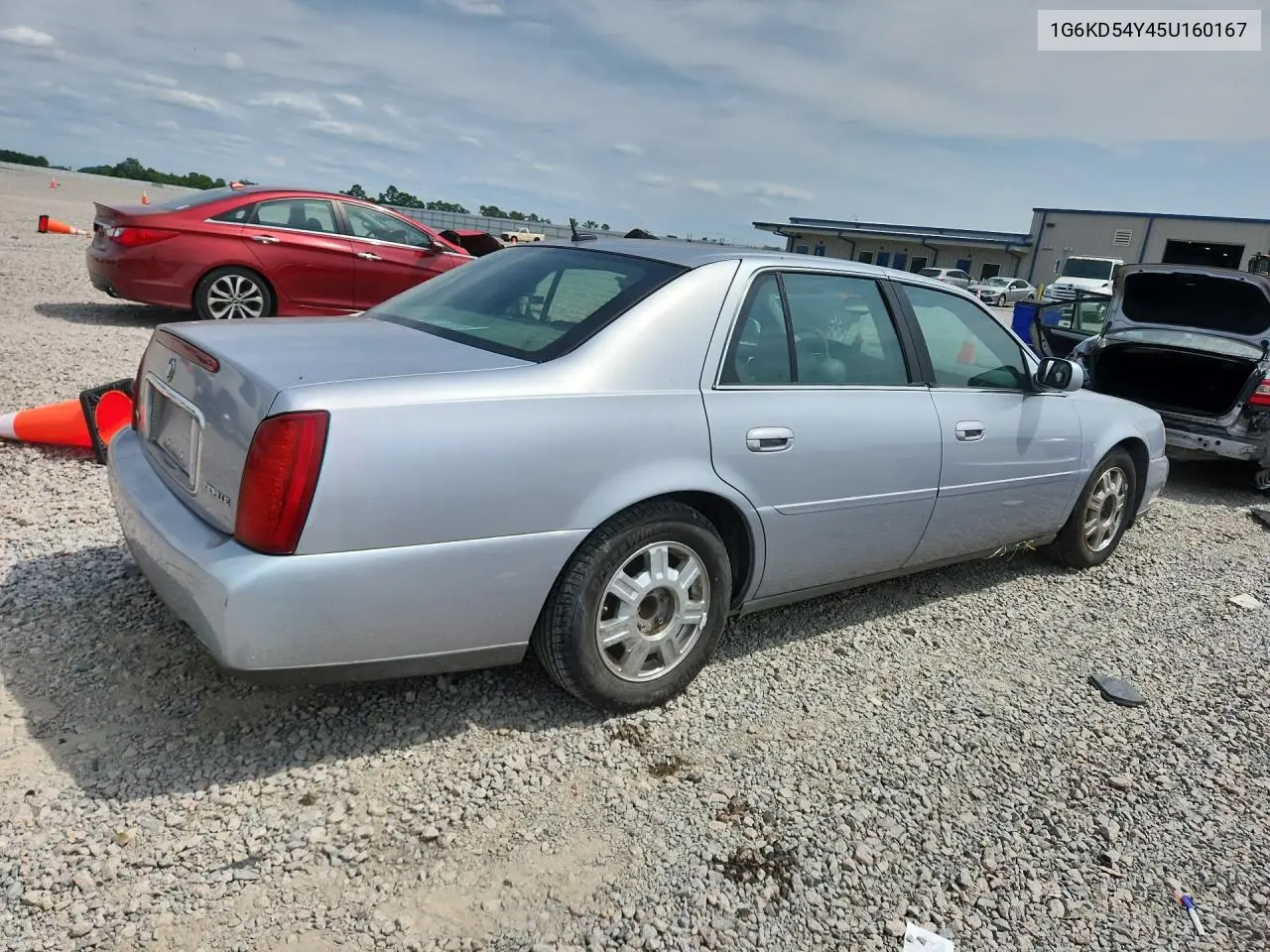 2005 Cadillac Deville VIN: 1G6KD54Y45U160167 Lot: 56408406