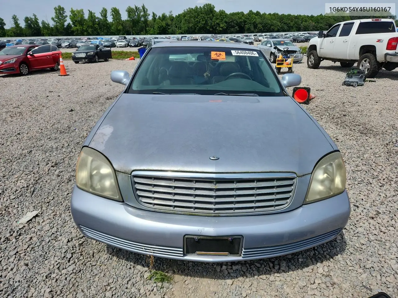 2005 Cadillac Deville VIN: 1G6KD54Y45U160167 Lot: 56408406
