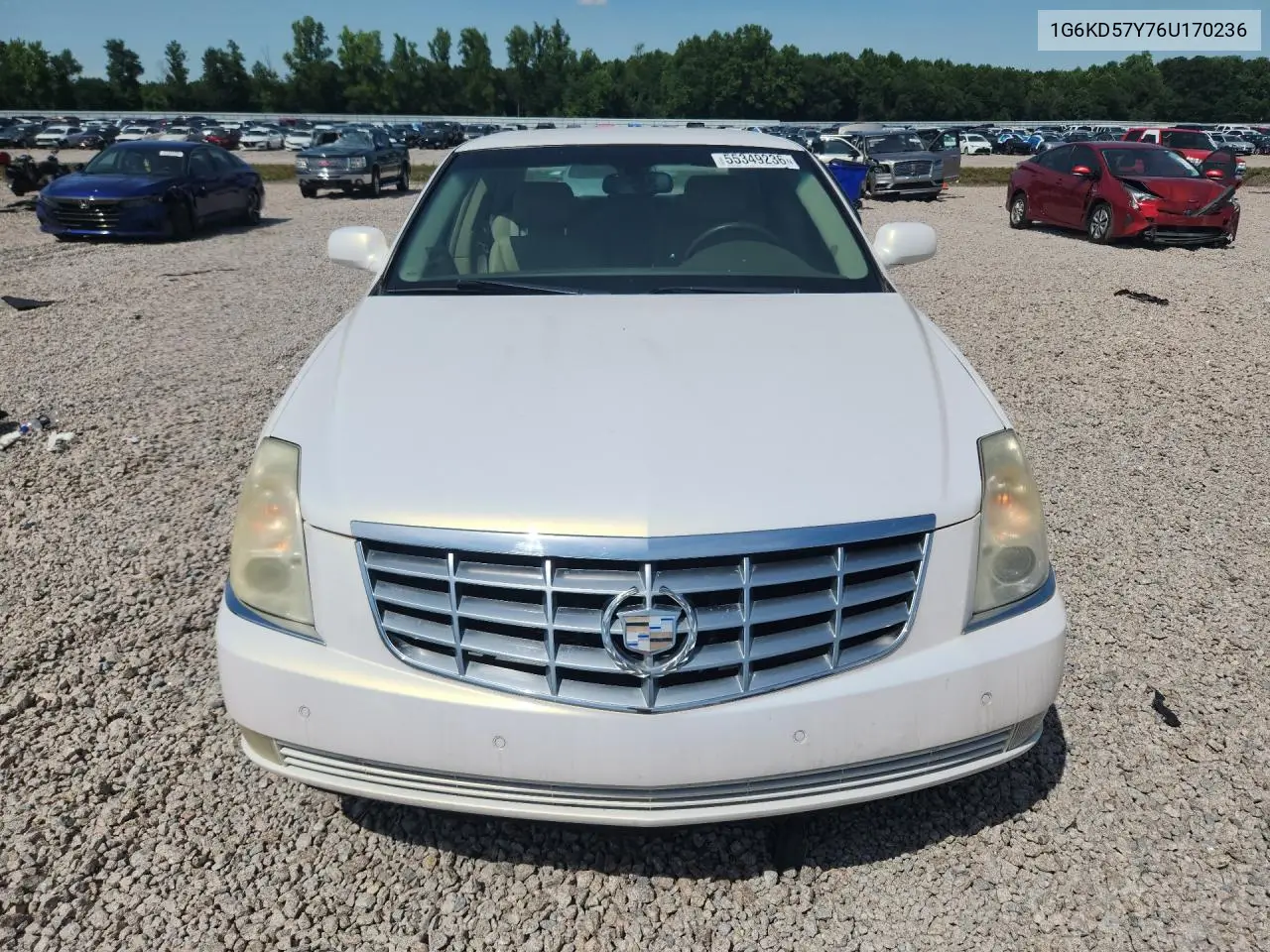 2006 Cadillac Dts VIN: 1G6KD57Y76U170236 Lot: 55349236