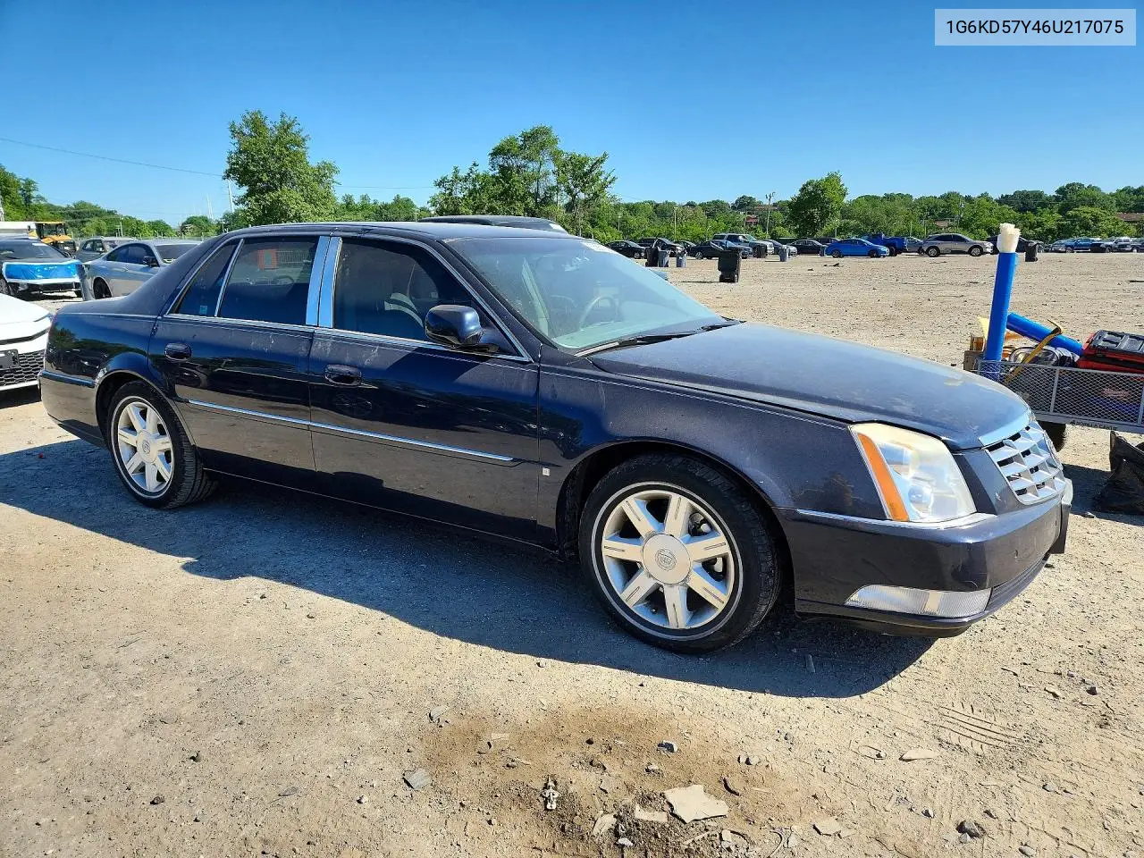 2006 Cadillac Dts VIN: 1G6KD57Y46U217075 Lot: 55851296