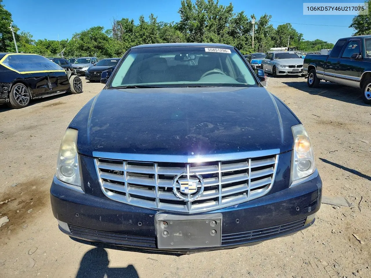2006 Cadillac Dts VIN: 1G6KD57Y46U217075 Lot: 55851296