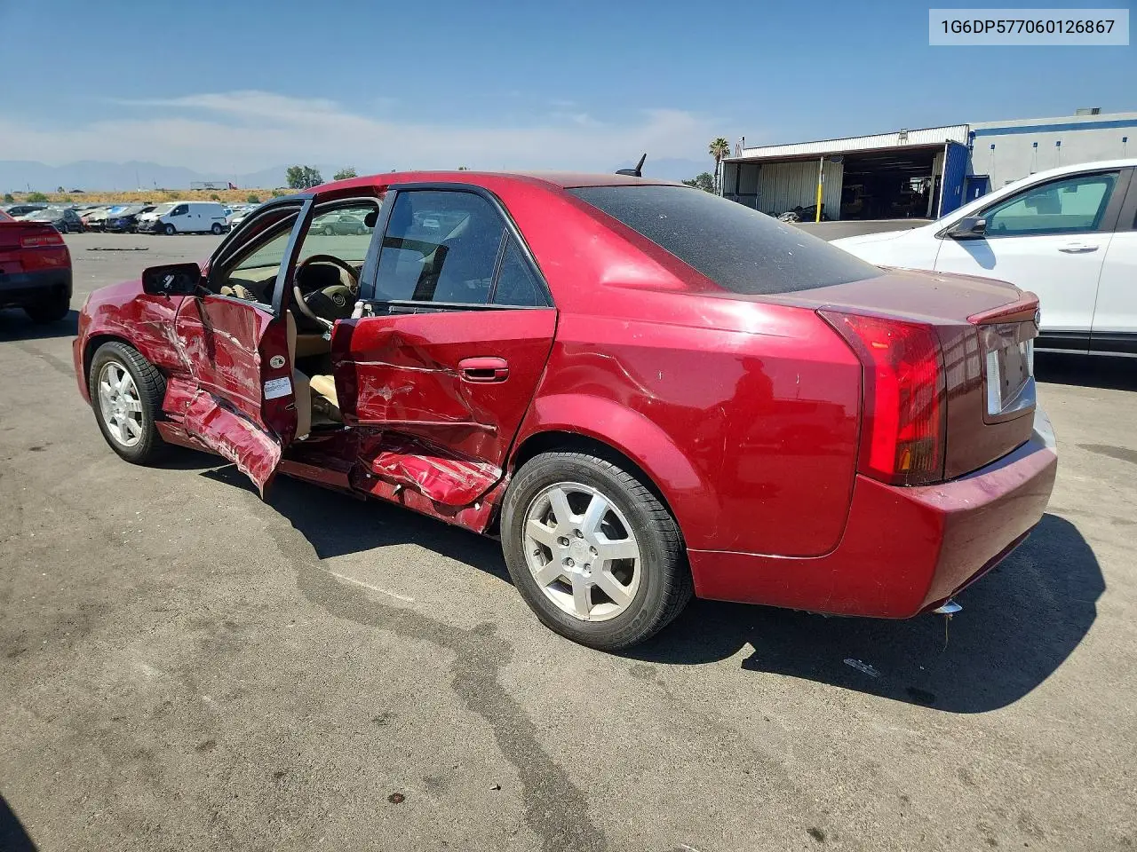 2006 Cadillac Cts Hi Feature V6 VIN: 1G6DP577060126867 Lot: 55954486