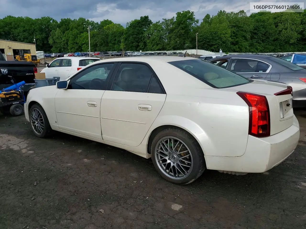 2006 Cadillac Cts Hi Feature V6 VIN: 1G6DP577660124606 Lot: 57370686