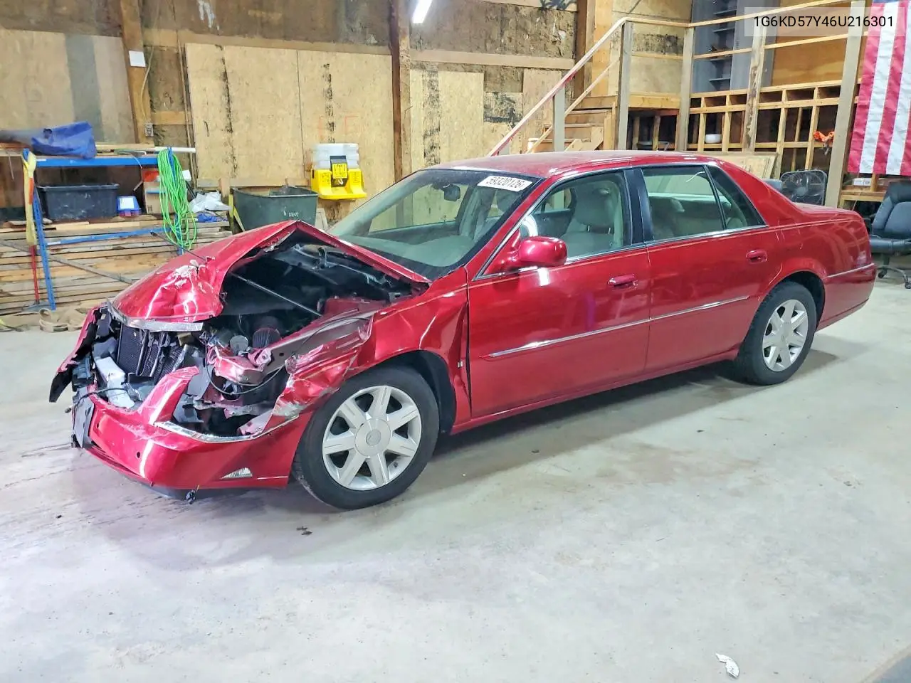 2006 Cadillac Dts VIN: 1G6KD57Y46U216301 Lot: 59320126