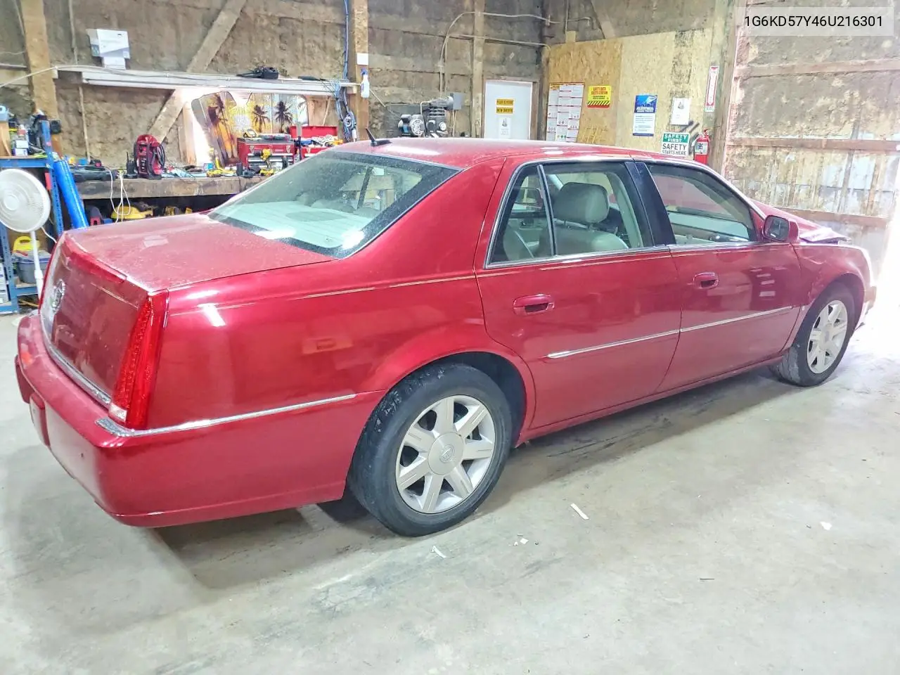2006 Cadillac Dts VIN: 1G6KD57Y46U216301 Lot: 59320126