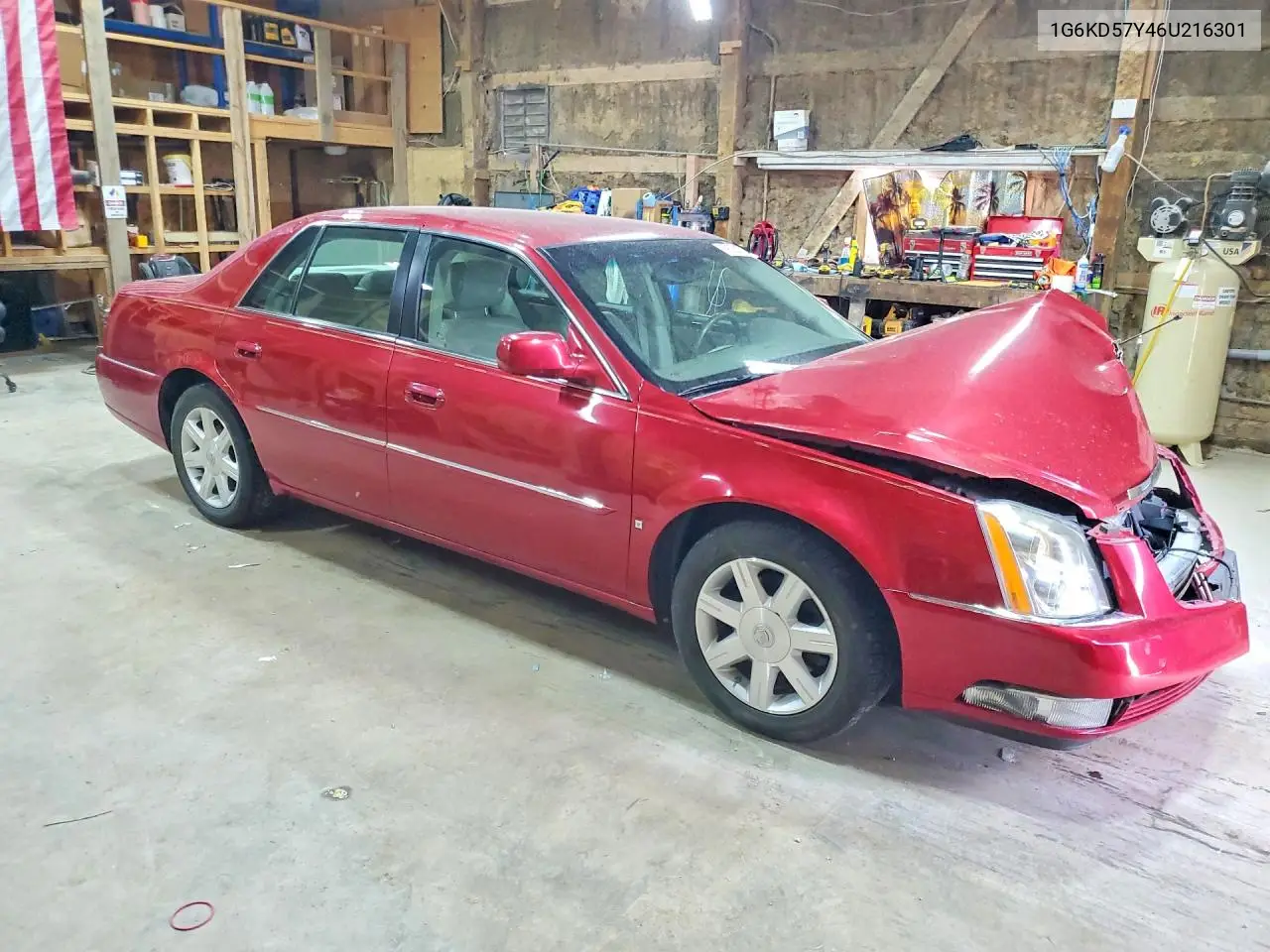 2006 Cadillac Dts VIN: 1G6KD57Y46U216301 Lot: 59320126