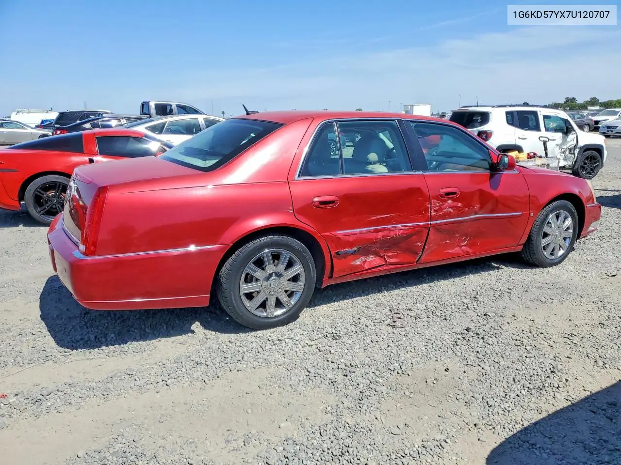 2007 Cadillac Dts VIN: 1G6KD57YX7U120707 Lot: 54353146