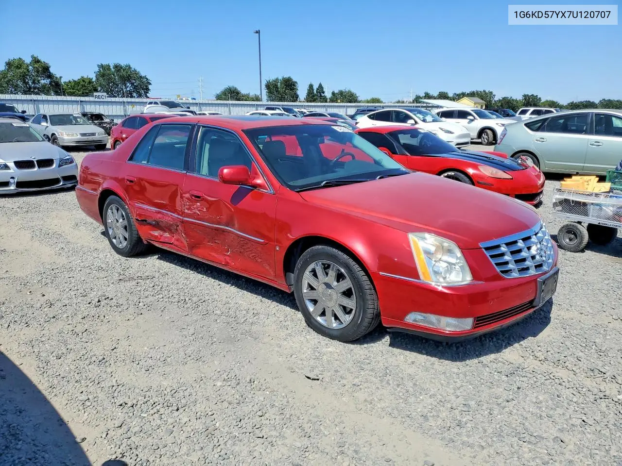 2007 Cadillac Dts VIN: 1G6KD57YX7U120707 Lot: 54353146