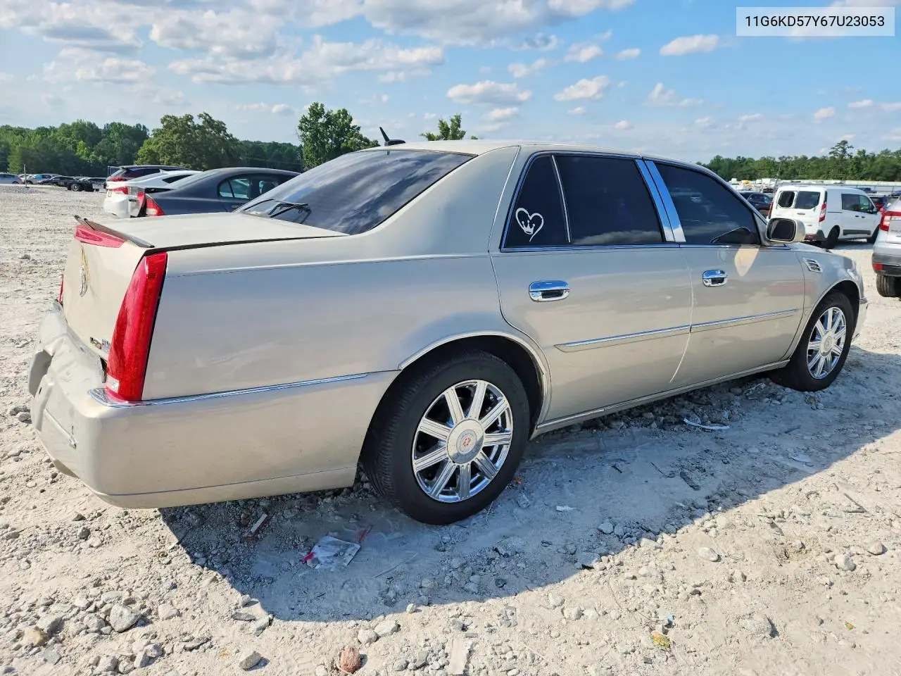 2007 Cadillac Dts VIN: 1G6KD57Y67U230539 Lot: 57082426