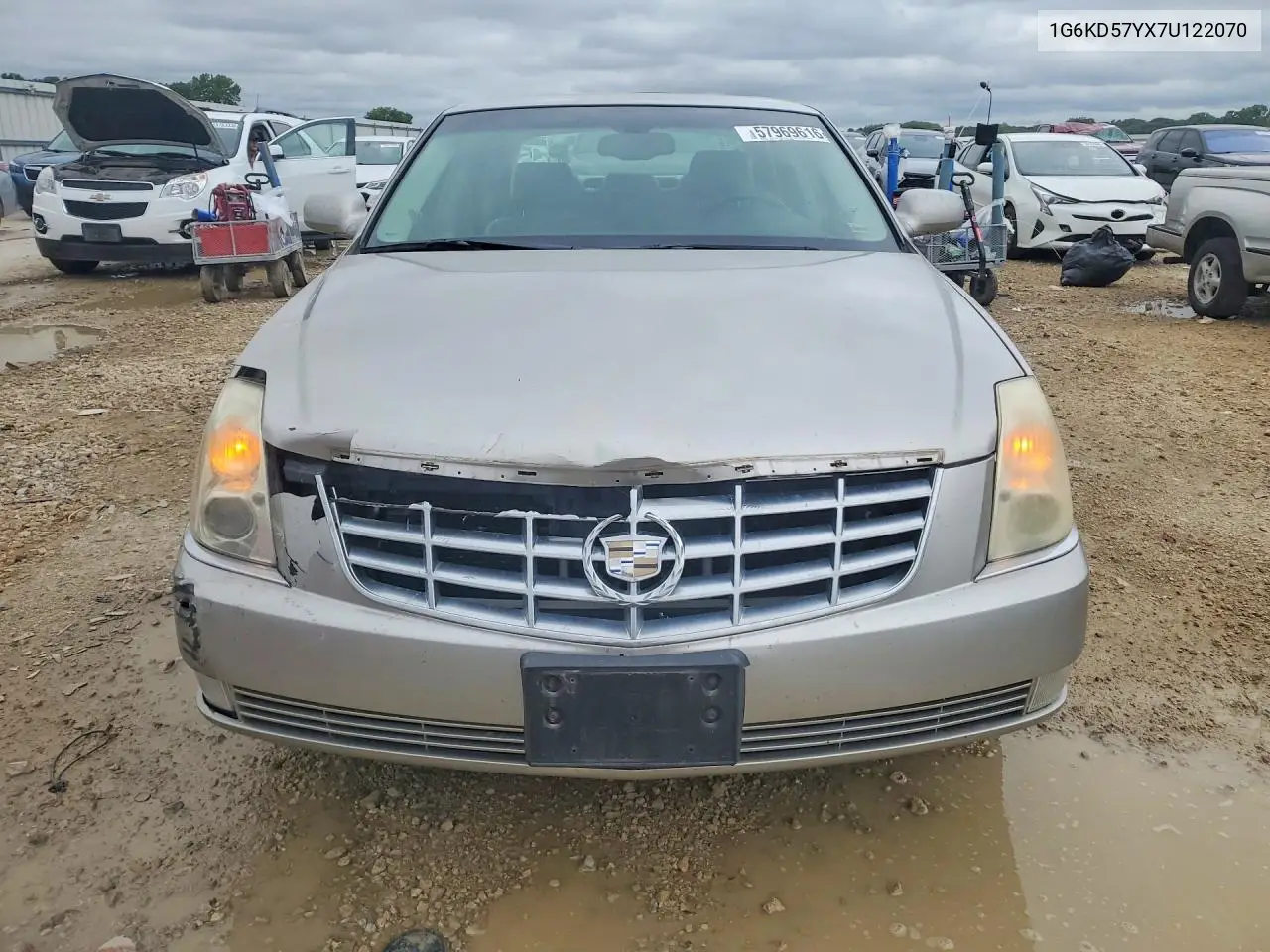 2007 Cadillac Dts VIN: 1G6KD57YX7U122070 Lot: 57969616