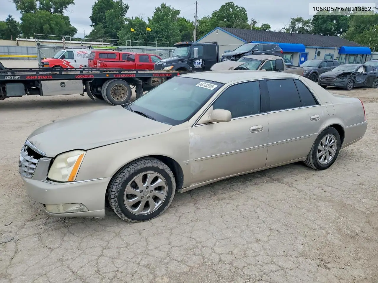 2007 Cadillac Dts VIN: 1G6KD57Y67U213532 Lot: 58312396