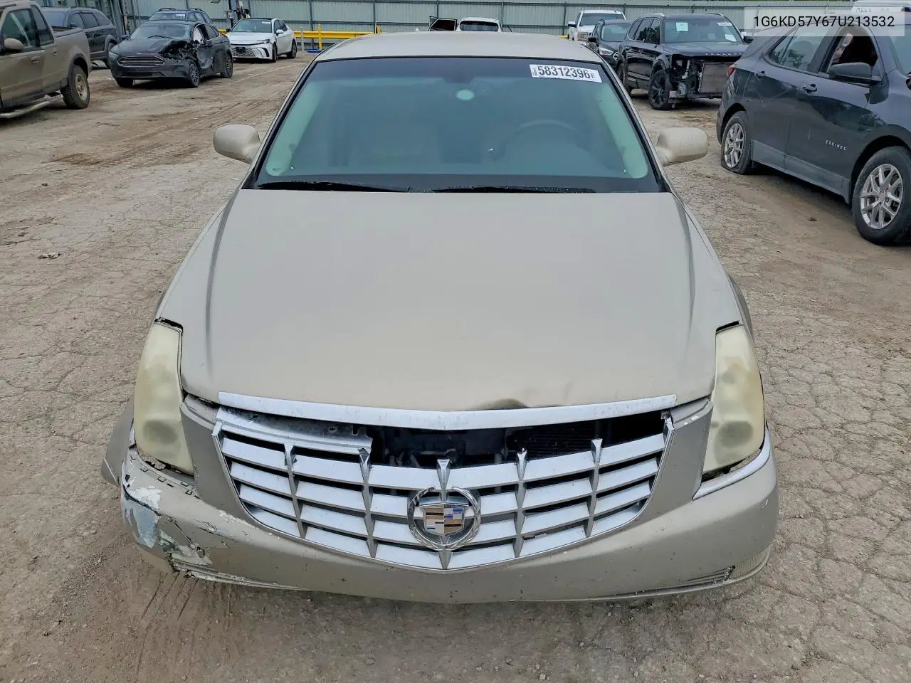 2007 Cadillac Dts VIN: 1G6KD57Y67U213532 Lot: 58312396